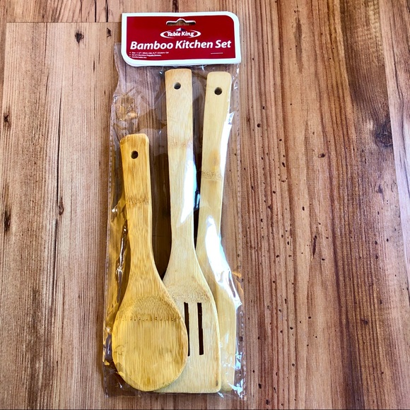 Table King Other - NEW Bamboo Kitchen Tools, Set of 3